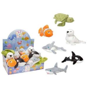 Peluche Animali marini 16 cm modelli assortiti
