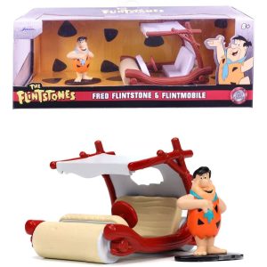 Jada – Fred Flintstone e Flintstmobile Die Cast.