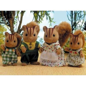Sylvanian – Famiglia Scoiattoli Manto Chiaro