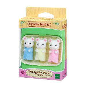 Sylvanian Families Topi Bianchi trigemini.