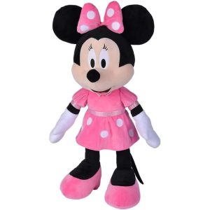 Peluche Disney Minnie abito fucsia 60 cm
