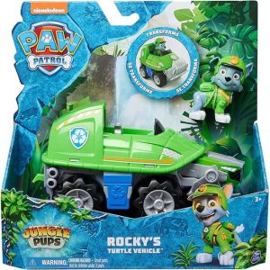 Paw Patrol Giungla Veicolo Tartaruga di Rocky