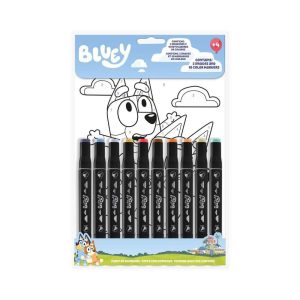 Bluey colorare con numeri