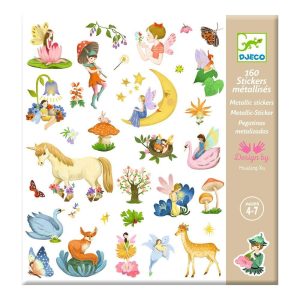 Djeco Stickers adesivi metallizzati Fantasy