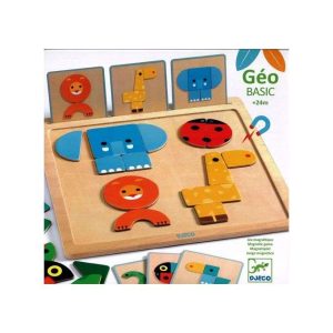 Dj06210 Djeco Gioco Magnetico GeoBasic in legno.