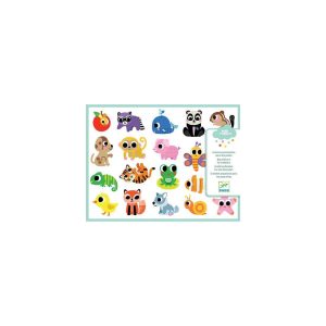 Djeco – Grandi Stickers Animali Gommosi