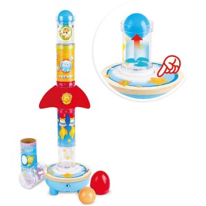 Hape – Razzo Magico Balzo in legno e plastica.