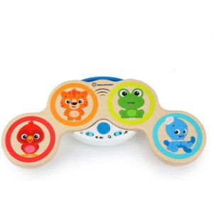 Hape – Tamburo dal Tocco Magico, legno e plastica.