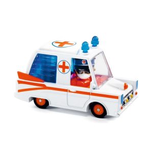 dj05468 Auto Djeco Crazy Motors Hurry Ambulance.